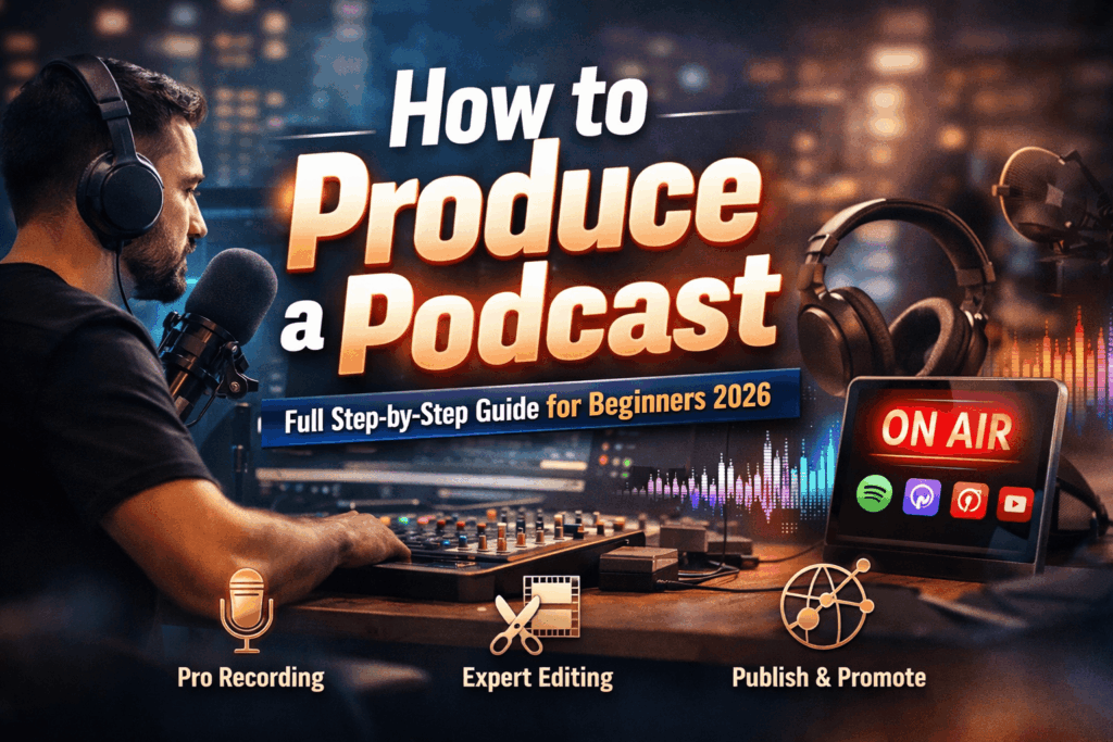 podcast production services in Dubai